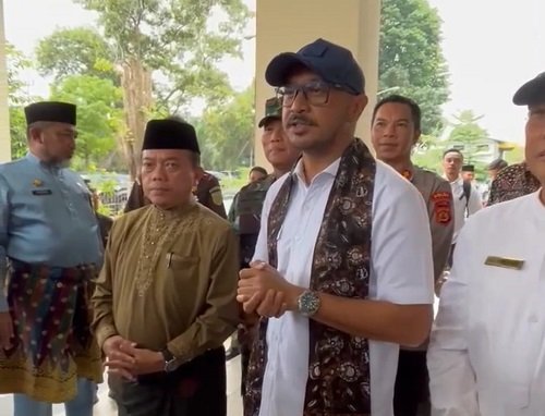 Gubernur Al Haris Sambut Kedatangan Wamen Kebudayaan Giring Ganesha di Jambi