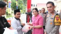 Kepolisian Daerah (Polda) Jambi menggelar bazar Ramadhan Polri Presisi dan Baksos secara serentak