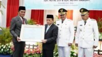 Sertijab Sungai Penuh Gubernur Al Haris Yakin Alfin-Azhar Selesaikan Permasalahan Banjir dan Sampah