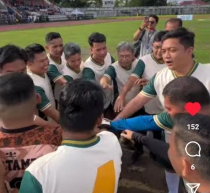 Moment Tim DPRD di Laga Persahabatan dengan Pemprov Jambi
