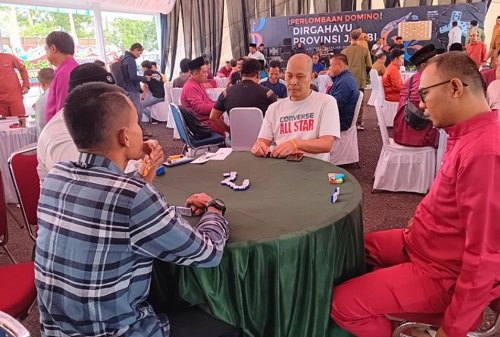Sekretariat DPRD Gelar Turnamen Domino Meriahkan HUT ke-68 Provinsi Jambi