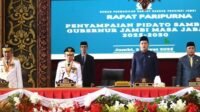 DPRD Provinsi Gelar Paripurna Penyampaian Pidato Sambutan Gubernur Jambi Periode 2025-2030