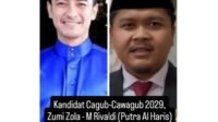 Nama mantan Gubernur Jambi, Zumi Zola dan M Rivaldi putra Gubernur Jambi, Al Haris digandangkan akan maju pada Pilgub Jambi 2029 mendatang.