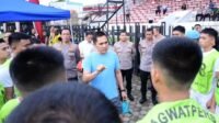 Kapolda Jambi Irjen Pol. Krisno H Siregar memantau langsung proses seleksi Uji Kesamaptaan Jasmani (UKJ) pada rekrutmen calon taruna dan taruni Akademi Kepolisian (Akpol) tahun 2025.