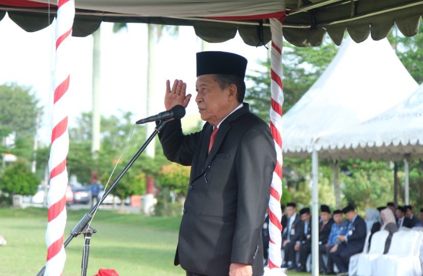 Wakil Gubernur (Wagub) Jambi Drs. H. Abdullah Sani, M.Pd.I menjadi Inspektur pada upacara Peringatan Hari Kebangkitan Nasional ke-117