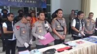 Pelaku pembunuhan Aipda Hendra, anggota Samapta Polres Muaro Jambi berhasil ditangkap.