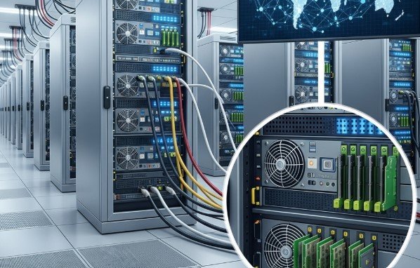 Ilustrasi web hosting.
