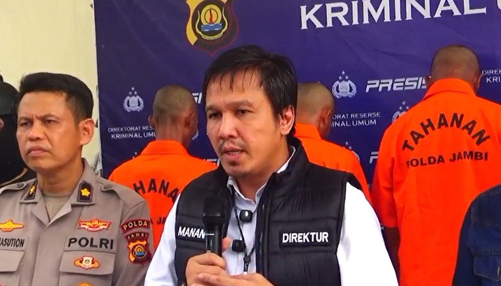 Direktur Reserse Kriminal Umum Polda Jambi, Kombes Pol Manang Soebeti
