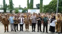 Gubernur Jambi Dr. H. Al Haris, S.Sos, MH bersama Forum Koordinasi Pimpinan Daerah (Forkopimda) Provinsi Jambi menandatangani komitmen bersama pelaksanaan Sistem Penerimaan Murid Baru (SPMB) yang berintegritas