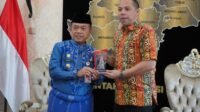 Gubernur Jambi, Dr. H. Al Haris, S.Sos, MH menerima audiensi dari Deputi Bidang Riset dan Inovasi Daerah BRIN (Badan Riset dan Inovasi Nasional).