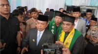 Gubernur Jambi saat menghadiri Wisuda Sarjana Ke-69, Magister Ke-42, dan Doktor Ke-18 Universitas Islam Negeri (UIN) Sulthan Thaha Saifuddin Jambi.