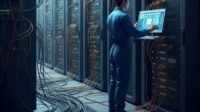 Ilustrasi web hosting.