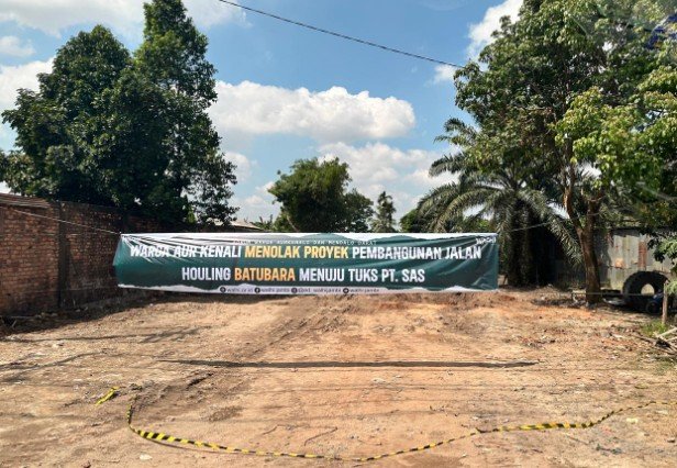 Warga Aur Kenali dan Mendalo Laut Kembali Demo PT SAS, Minta Hentikan Aktivitas Timbun Rawa