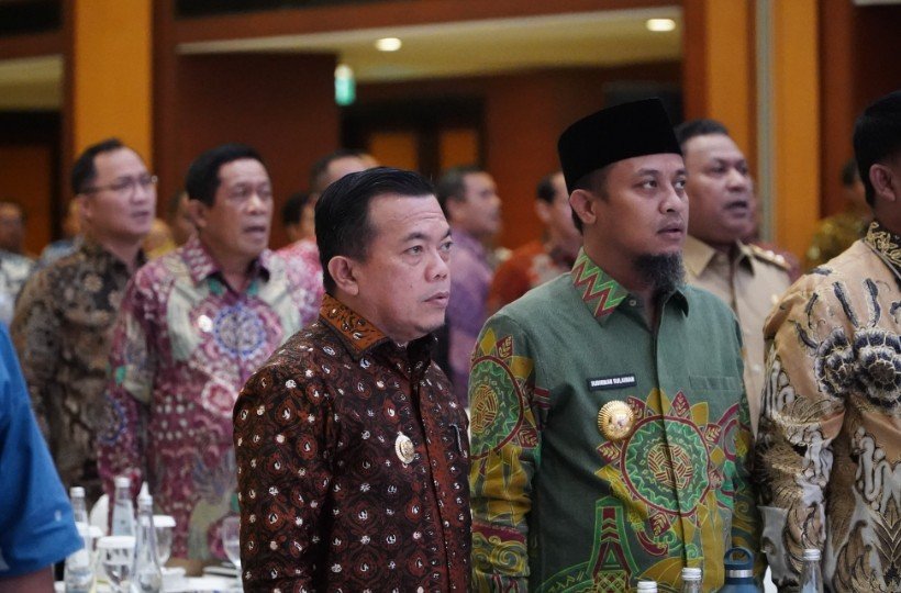 Gubernur Al Haris Hadiri Rakernis Tata Ruang Laut untuk Ekonomi Biru menuju Indonesia Emas