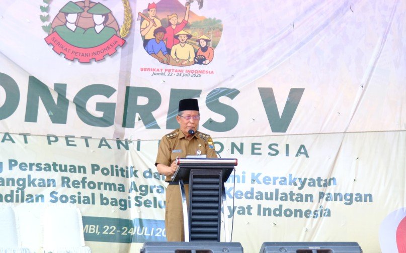 Wagub Sani Dorong Kesejahteraan Petani dalam Kongres V SPI