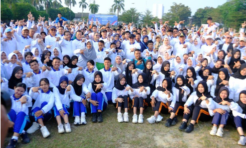 Wujudkan Generasi Sehat, 1.000 Pelajar Ikuti Senam Anak Indonesia Hebat