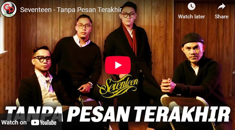Lagu Tanpa Pesan Terakhir - Seventeen.