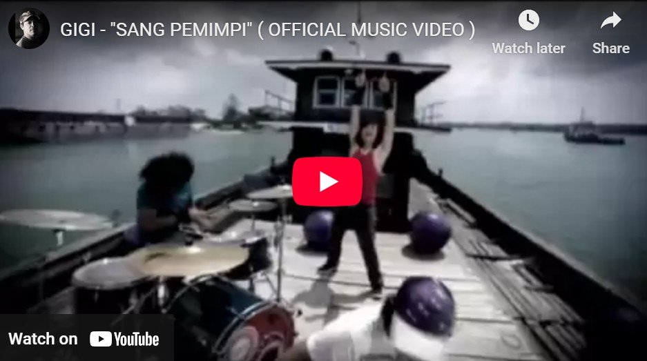 Lagu Sang Pemimpi - Gigi Band.