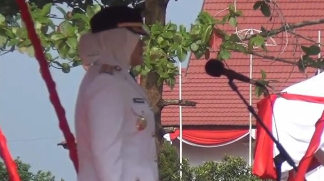 Upacara HUT RI ke-80 di Tanjab Timur Curi Perhatian, Semua Petugas Utama Perempuan
