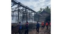 Tiga Rumah di Penyengat Olak Hangus Terbakar