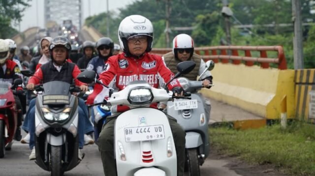 Semarak Sunmori Merdeka, Gubernur Al Haris Riding Bersama Forkopimda Jambi