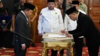 Gubernur Jambi, Al Haris saat melantik Pimpinan Badan Amil Zakat Nasional Provinsi Jambi Periode 2025-2030.