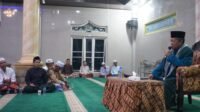 Wagub Sani saat menghadiri Peringatan Maulid Nabi Muhammad SAW 1447 H/2025 M, bertempat di Masjid Baiturrahman RT. 03 Desa Kunangan, Kecamatan Taman Rajo, Kabupaten Muaro Jambi.