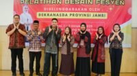 Wastra Jambi Naik Kelas, Hj. Hesti Haris Buka Pelatihan Desain Fesyen