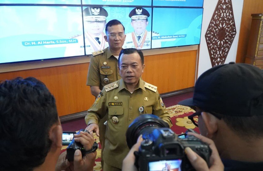 Buka Rakortek Percepatan Transformasi Digital, Gubernur Al Haris Minta Daerah Miliki Data Terintegrasi dan Terjamin Tingkat Keamanan
