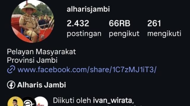 Dari Penjual Koran ke Gubernur! Perjalanan Hidup Al Haris yang Tercermin di Instagram