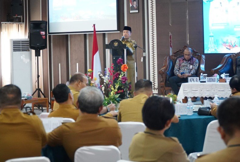 Seluruh Pejabat Eselon II Pemprov Jambi Ikuti Bimtek Antikorupsi, Gubernur Al Haris: Kita Harus Komit, Jangan Ada Uang Negara Disalahgunakan