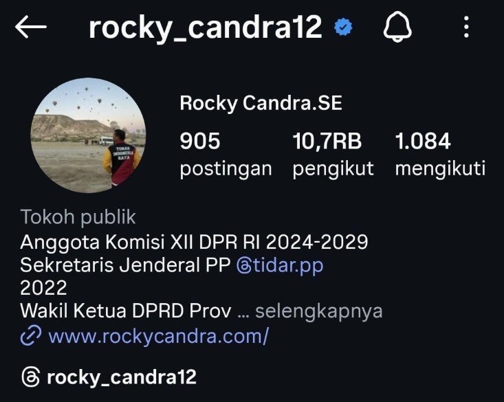 Mengupas IG @rocky_candra12: Seberapa Aktif Wakil Rakyat Jambi di Dunia Digital?