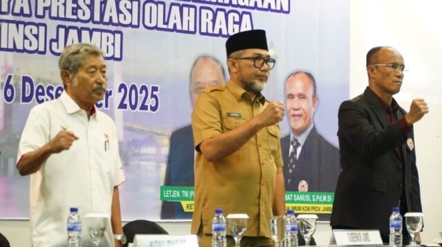 Sekda Sudirman Buka Rakerprov KONI, Harapkan Keputusan Strategis Majukan Olahraga Jambi