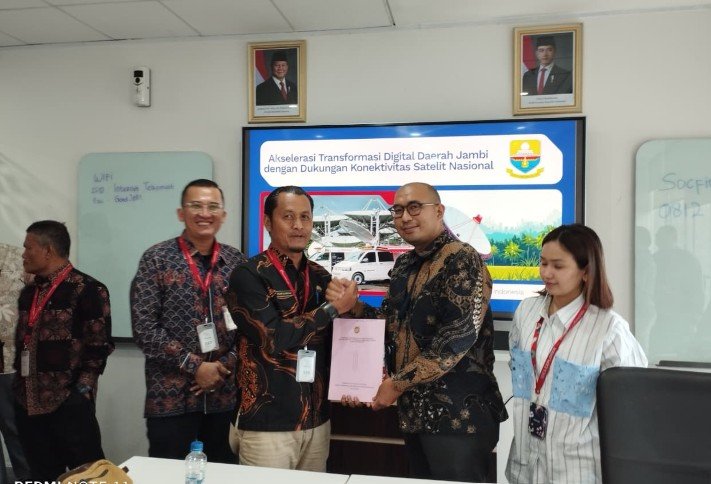Perkuat Konektivitas Daerah, Diskominfo se-Provinsi Jambi Ikuti Sosialisasi Satelit Nasional Merah Putih