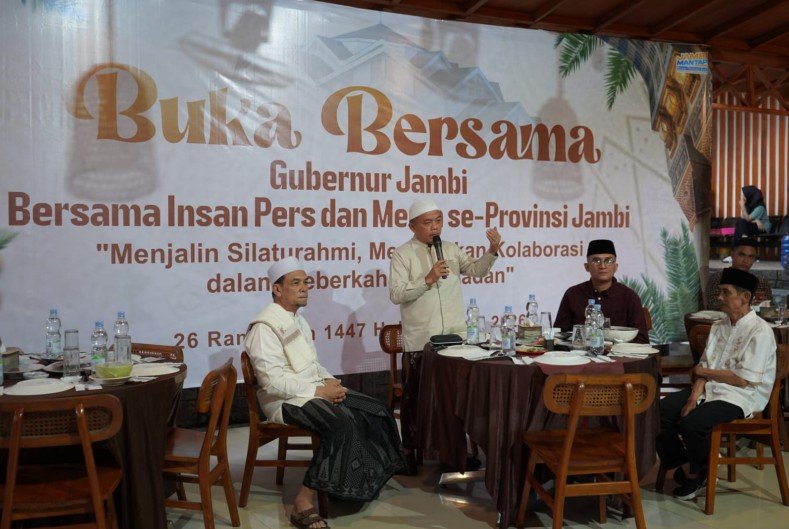 Gubernur Al Haris Minta Kolaborasi Pemprov dengan Insan Pers Ditingkatkan dalam Membangun Jambi