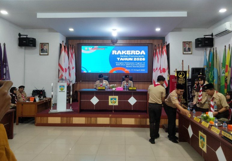 Sekda Sudirman Buka Rakerda Pramuka 2026: Fokus Evaluasi Strategi, Kaderisasi Pemimpin Muda