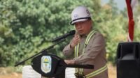 Gubernur Al Haris Letakkan Batu Pertama Pembangunan RSUD Bukit Tengah di Kerinci