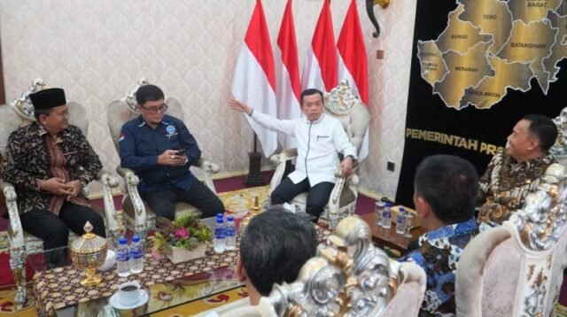 Gubernur Al Haris Terima Audiensi Komisaris Utama PT Jasa Raharja
