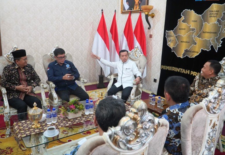 Gubernur Al Haris Terima Audiensi Komisaris Utama PT Jasa Raharja